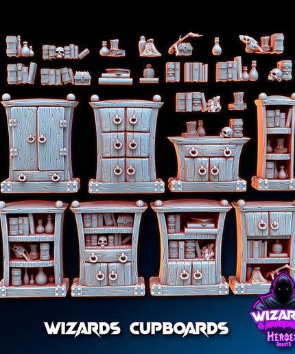 wizards Cupboards and shelves