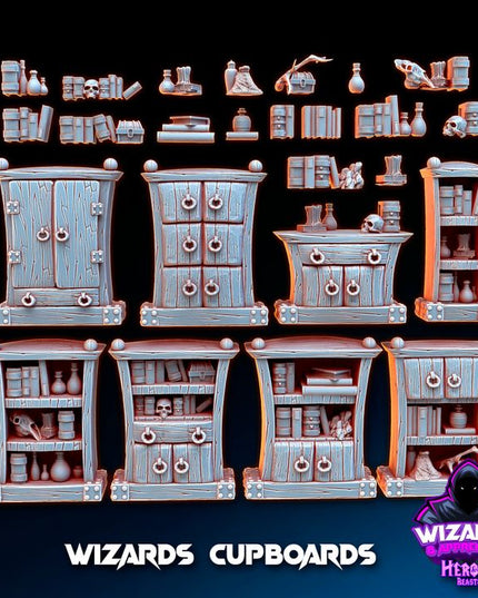 wizards Cupboards and shelves