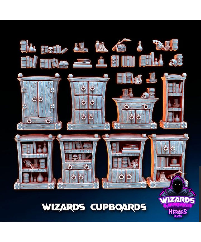 wizards Cupboards and shelves