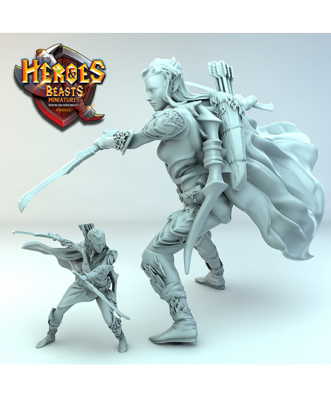 Female wood Elf ( with daggers)