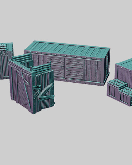 Crates and barrels- Sci Fi
