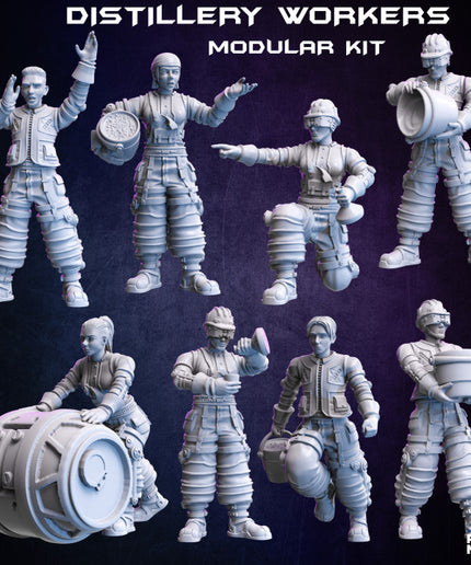Distillery Workers (modular) - Distillery Collection