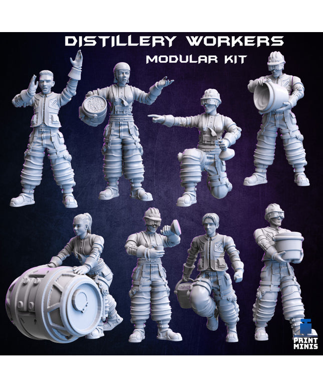 Distillery Workers (modular) - Distillery Collection