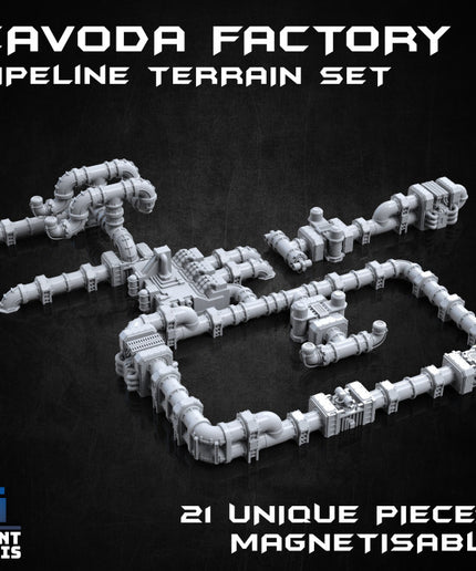 Zavoda Factory Pipeline Terrain - Doomsday Collection