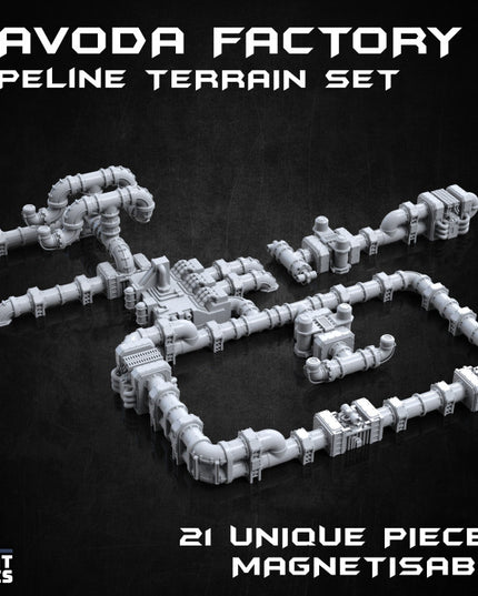 Zavoda Factory Pipeline Terrain - Doomsday Collection