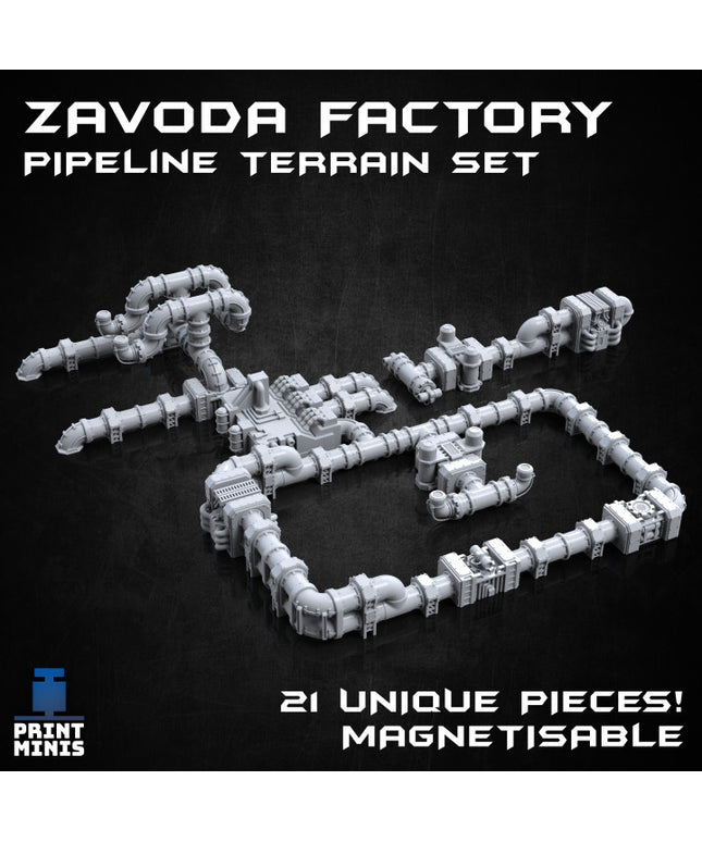 Zavoda Factory Pipeline Terrain - Doomsday Collection