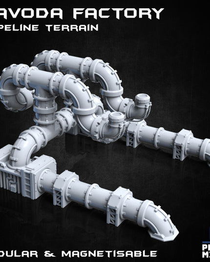 Zavoda Factory Pipeline Terrain - Doomsday Collection