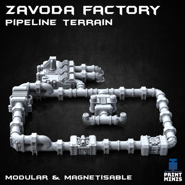 Zavoda Factory Pipeline Terrain - Doomsday Collection