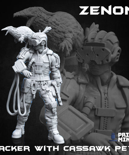 Zenon - Hacker (with & without Cassawk pet) - Automata Collection