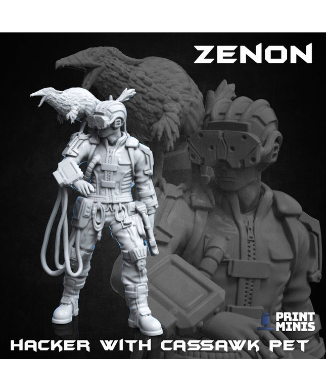 Zenon - Hacker (with & without Cassawk pet) - Automata Collection