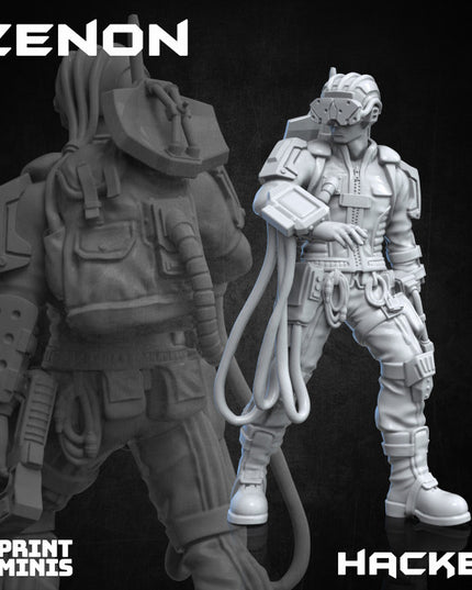 Zenon - Hacker (with & without Cassawk pet) - Automata Collection