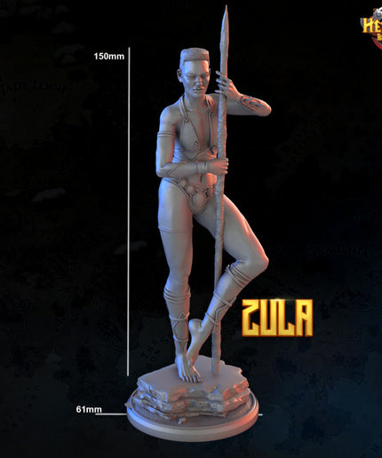 CONAN THE BARBARIAN / Zula THE thief / SCULPTURE 150MM