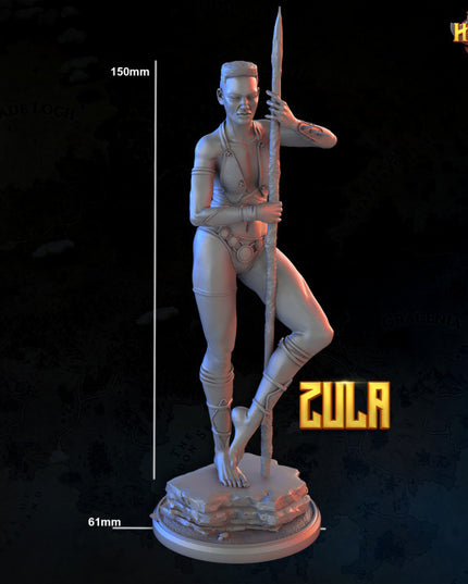CONAN THE BARBARIAN / Zula THE thief / SCULPTURE 150MM
