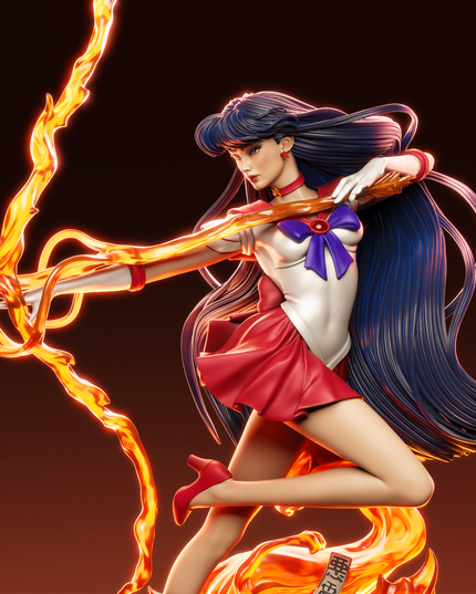Ca3d Sailor Moon Rei Hino Statue 1/9