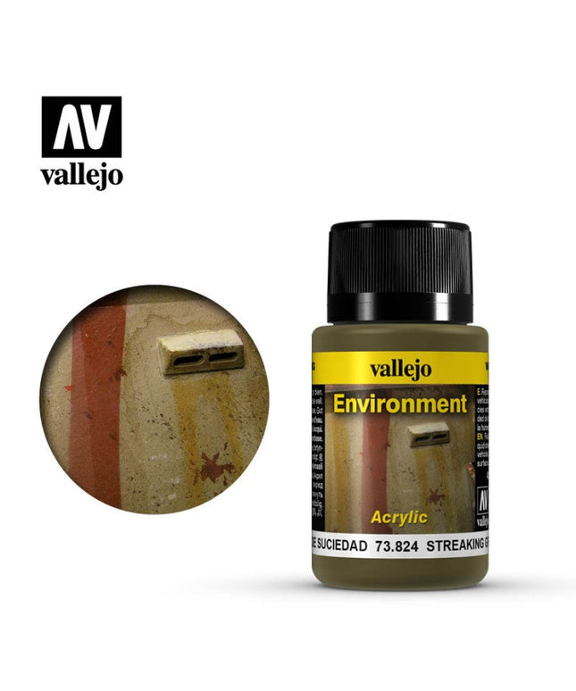 3DPRINT VALLEJO WEATHERING EFFECTS 40ML Streaking Grime