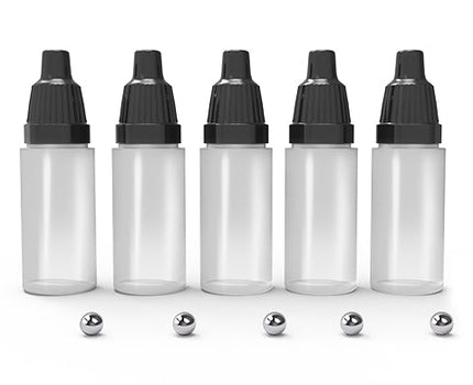 GSW Empty Dropper Bottles 17ml with Mixing Balls