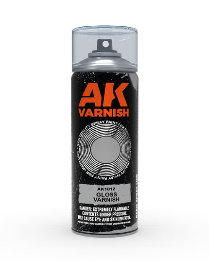 AK ACRYLIC AK1012 Gloss Varnish Spray 400ml