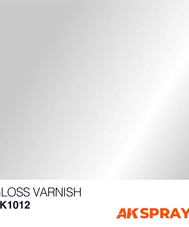 AK ACRYLIC AK1012 Gloss Varnish Spray 400ml