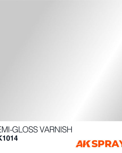 AK ACRYLIC AK1014 Semi-Gloss varnish Spray 400ml