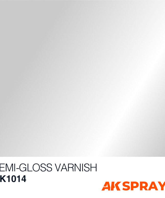 AK ACRYLIC AK1014 Semi-Gloss varnish Spray 400ml