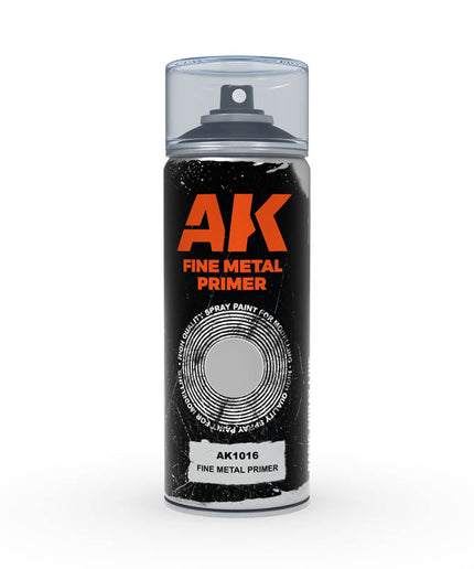 AK ACRYLIC AK1016 Fine Metal Primer Spray 150ml