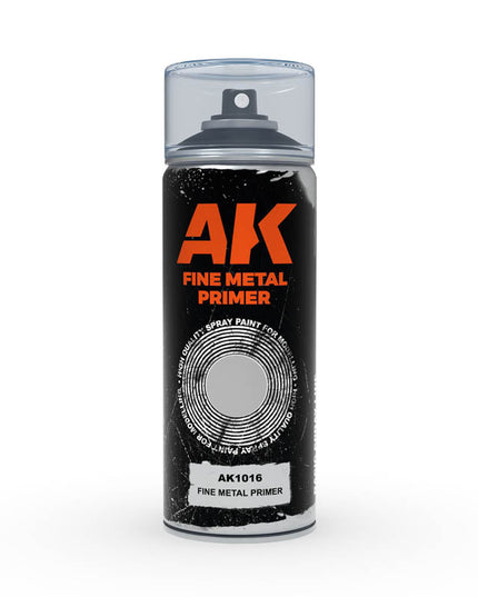 AK ACRYLIC AK1016 Fine Metal Primer Spray 150ml