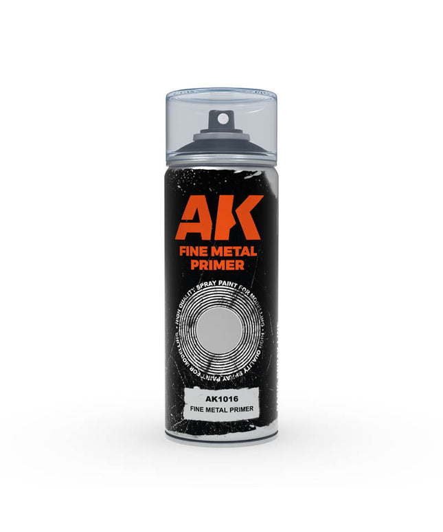 AK ACRYLIC AK1016 Fine Metal Primer Spray 150ml
