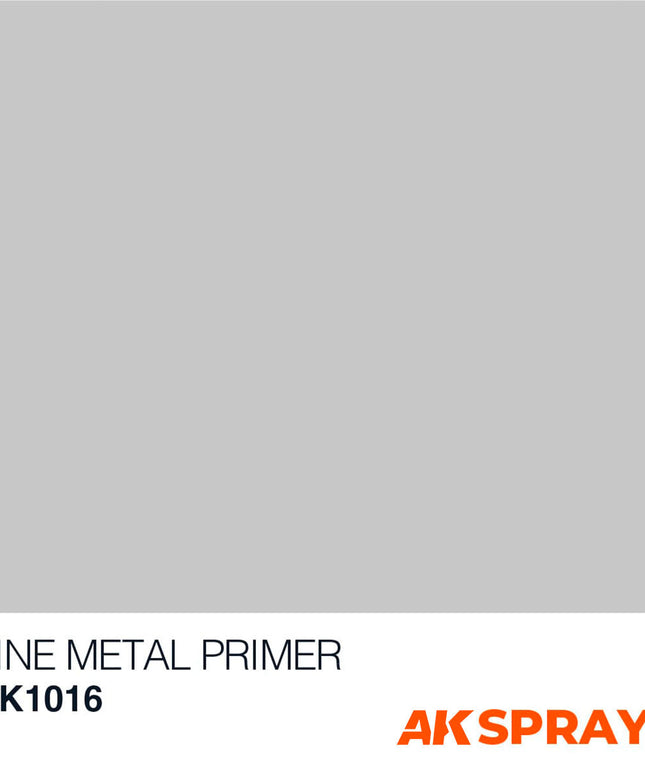 AK ACRYLIC AK1016 Fine Metal Primer Spray 150ml