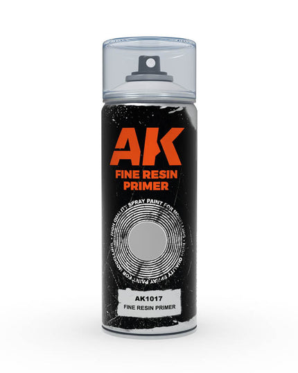 AK ACRYLIC AK1017 Fine Resin Primer Spray 150ml