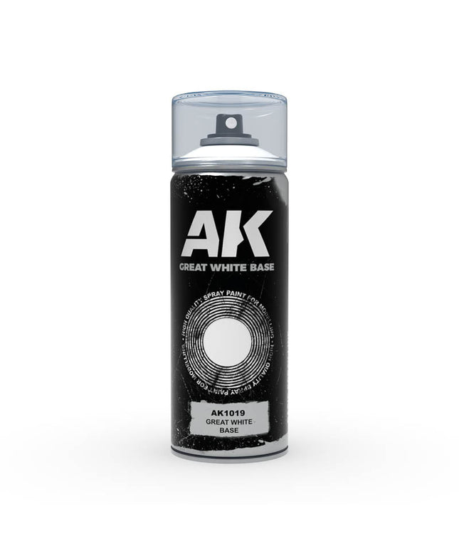 AK ACRYLIC AK1019 Great White Base Spray 150ml