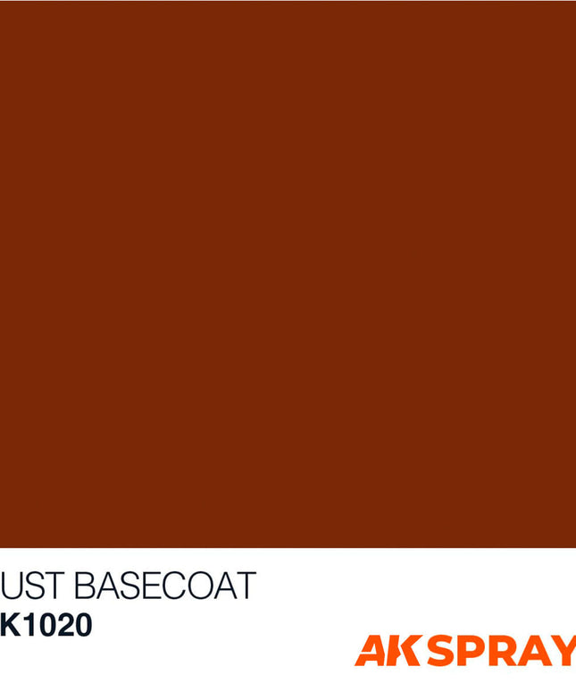 AK ACRYLIC AK1020 Rust Basecoat Spray 150ml