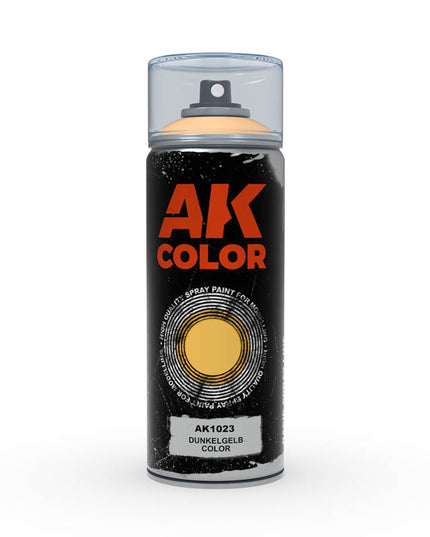 AK ACRYLIC AK1023 Dunkelgelb color Spray 150ml