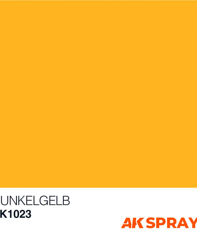 AK ACRYLIC AK1023 Dunkelgelb color Spray 150ml