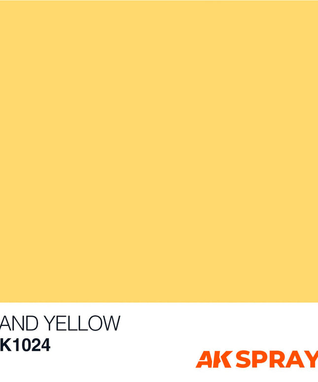 AK ACRYLIC AK1024 Sand Yellow Spray 150ml