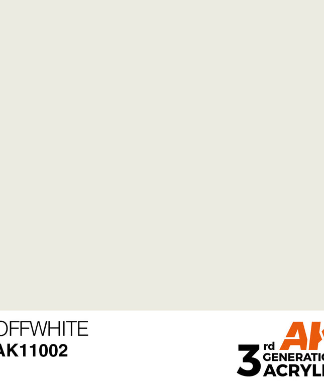 AK ACRYLIC AK11002 OFFWHITE  17ml