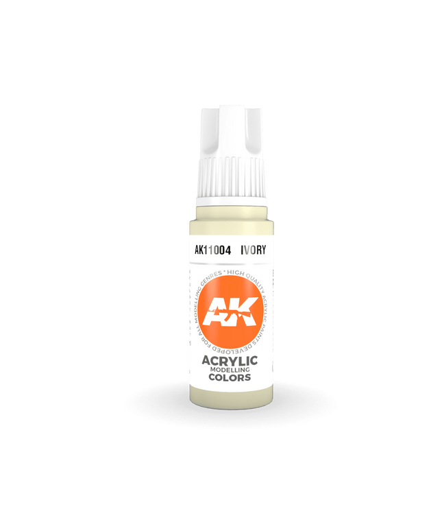 AK ACRYLIC AK11004	Ivory 17ml
