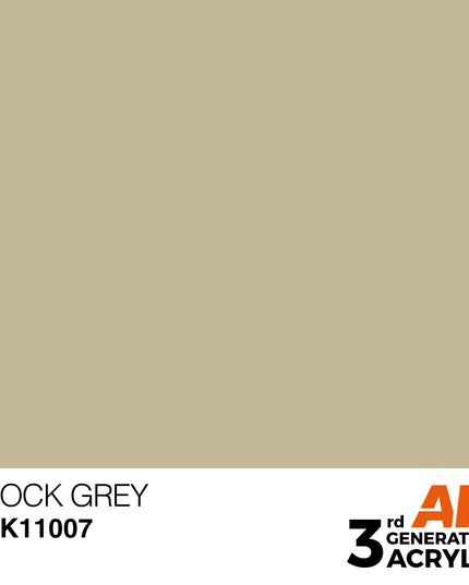 AK ACRYLIC AK11007	Rock Grey 17ml