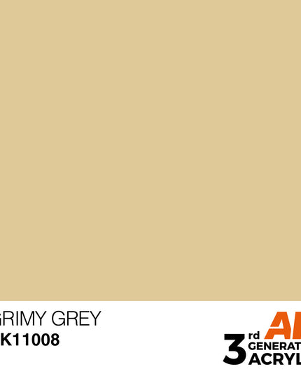 AK ACRYLIC AK11008	Grimy Grey 17ml