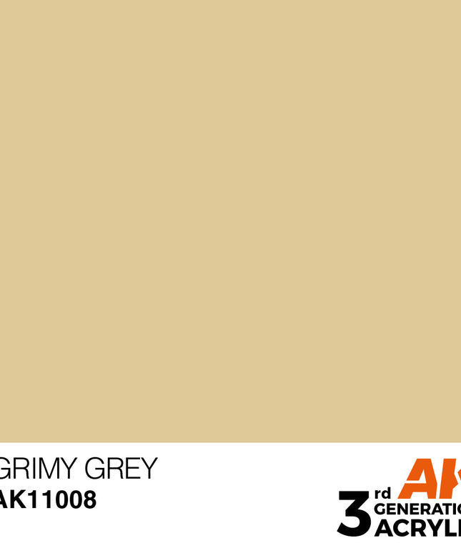 AK ACRYLIC AK11008	Grimy Grey 17ml