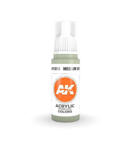 AK ACRYLIC AK11010	Medium Grey 17ml