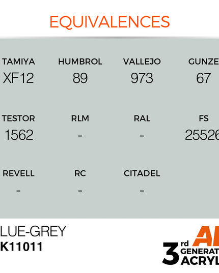 AK ACRYLIC AK11011	Blue-Grey 17ml