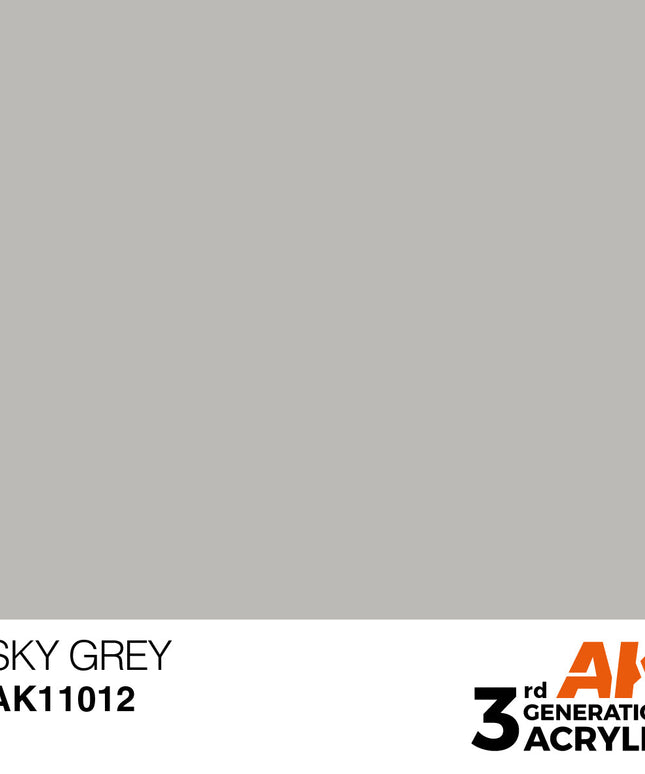 AK ACRYLIC AK11012	Sky Grey 17ml