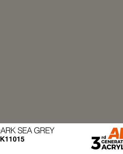 AK ACRYLIC AK11015	Dark Sea Grey 17ml
