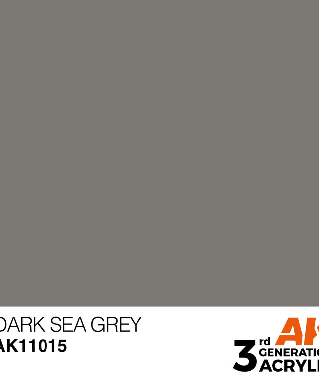 AK ACRYLIC AK11015	Dark Sea Grey 17ml