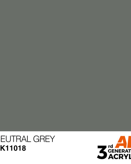AK ACRYLIC AK11018	Neutral Grey 17ml