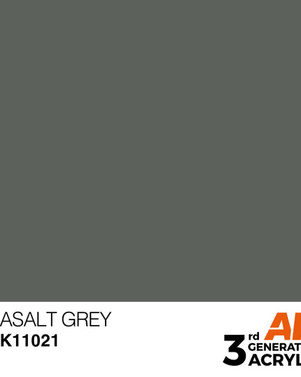 AK ACRYLIC AK11021	Basalt Grey 17ml