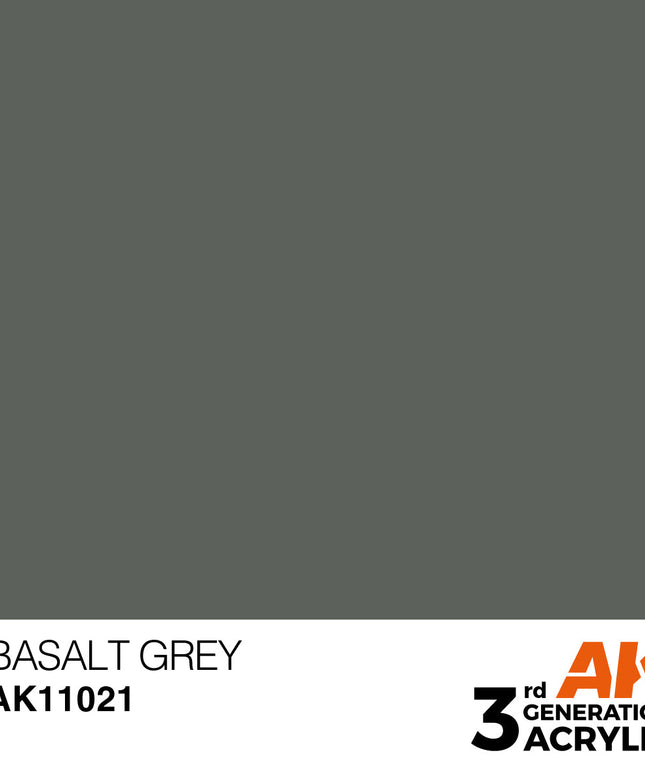 AK ACRYLIC AK11021	Basalt Grey 17ml