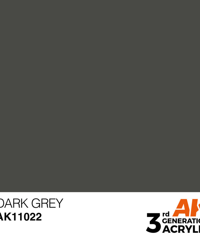 AK ACRYLIC AK11023	Lead Grey 17ml
