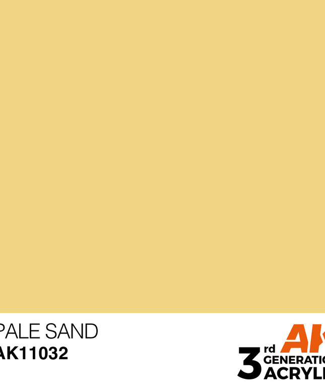 AK ACRYLIC AK11032	Pale Sand 17ml