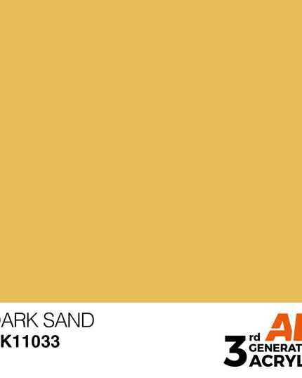 AK ACRYLIC AK11033 Dark Sand 17ml